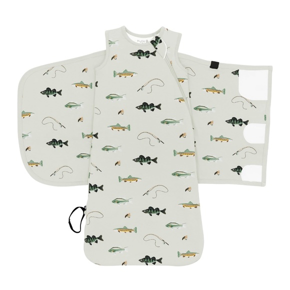 Kyte Baby Sleep Bag Swaddler in Fishing 1.0 Size XSFishing / XS - Picture 3 of 3